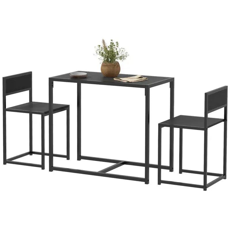 3-Piece  Industrial Kitchen Table Set
