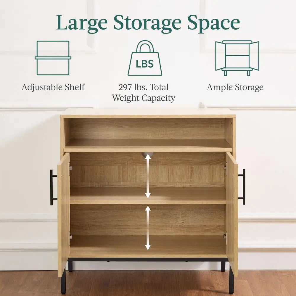 Rattan Sideboard Buffet Cabine