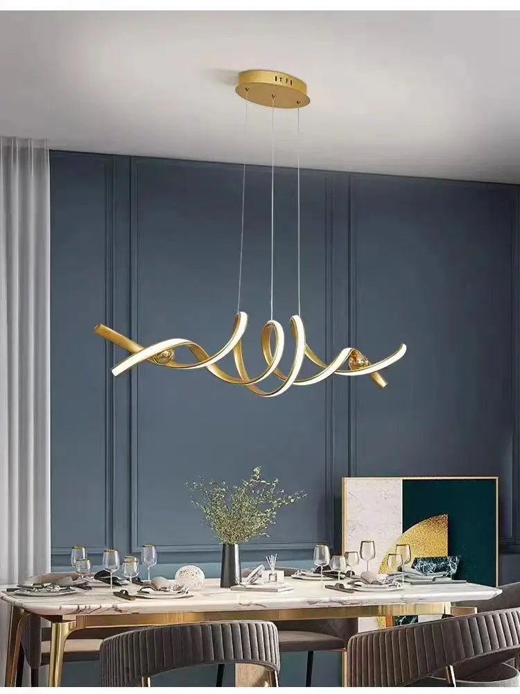 Long LED Pendant Light For dining room