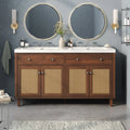 60 Inch Bathroom Vanity with Double Sink,
