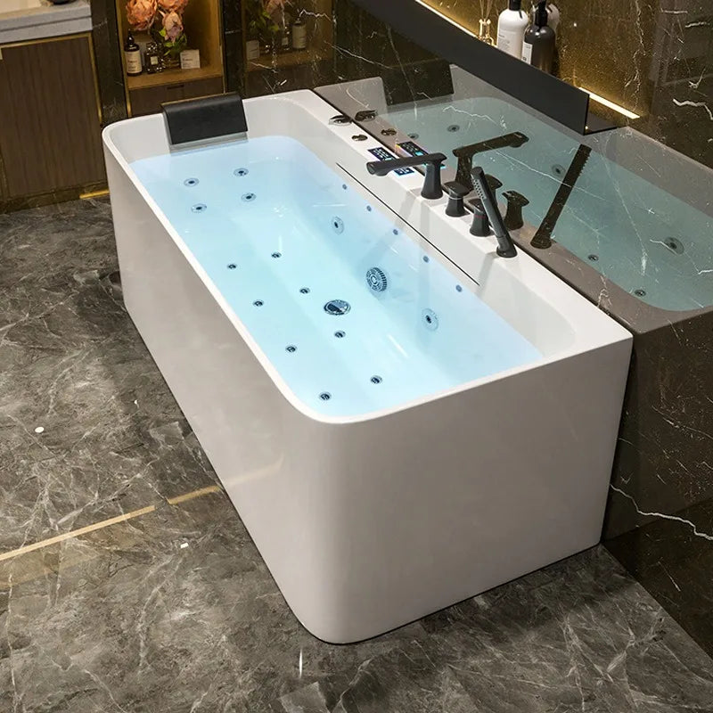 Small apartment acrylic bathtub constant temperature jacuzzi