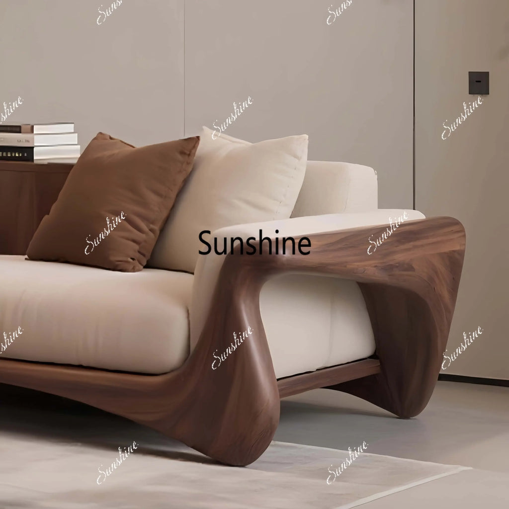 Chinese-style solid wood living room sofa s