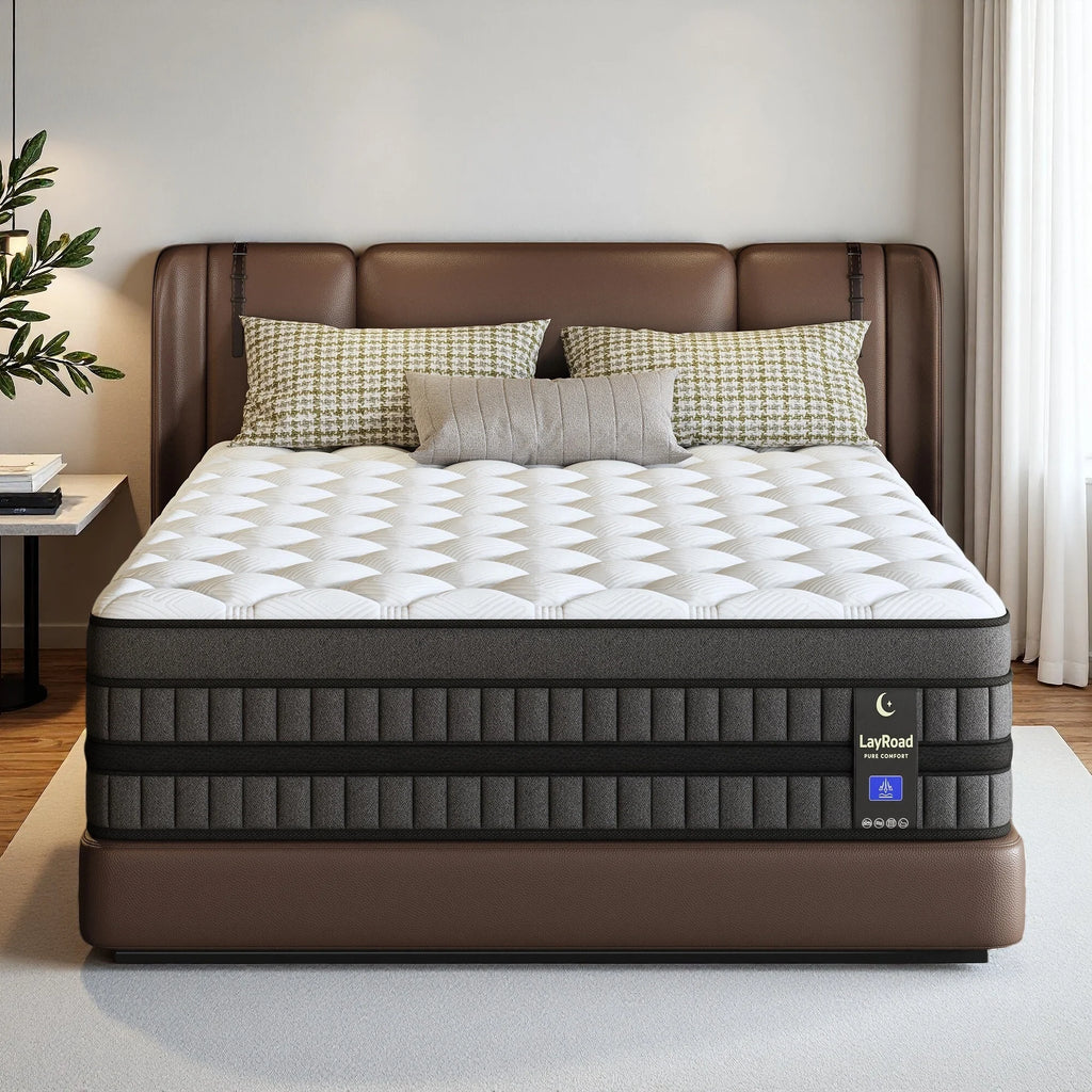 Full-Size Hybrid Mattress 12/14-Inch Medium Firm Gel Memory Foam