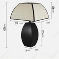 Modern Simple LED Fabric Lampshade Table Lamp