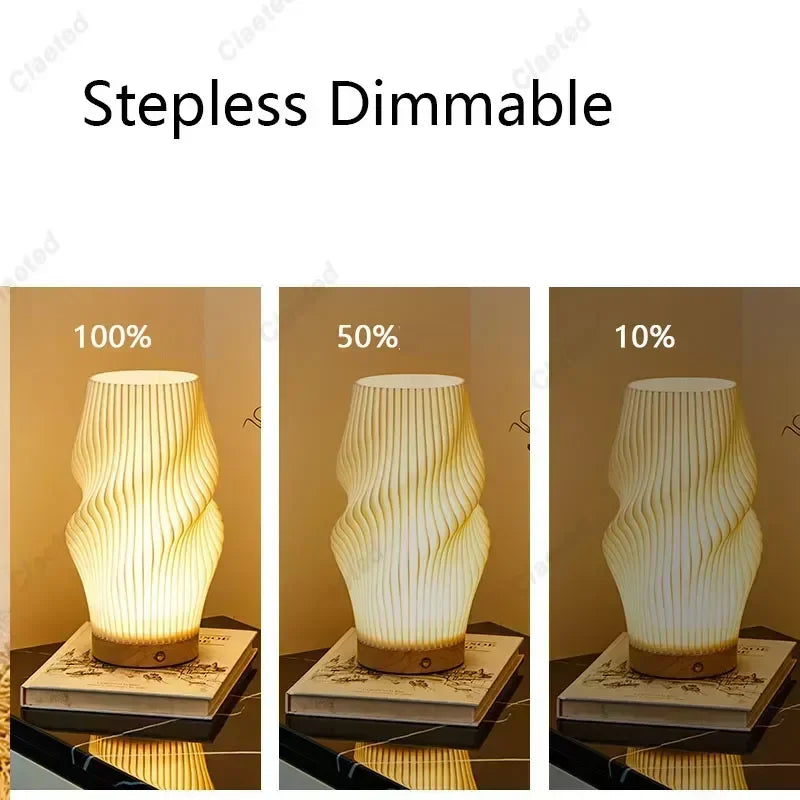 Wood Table Lamp For Bedroom