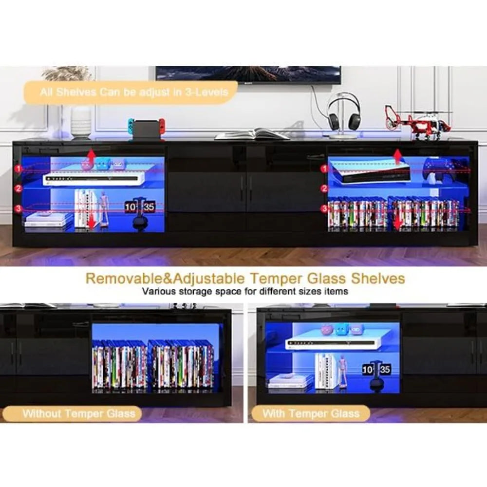 High Glossy LED TV Stand