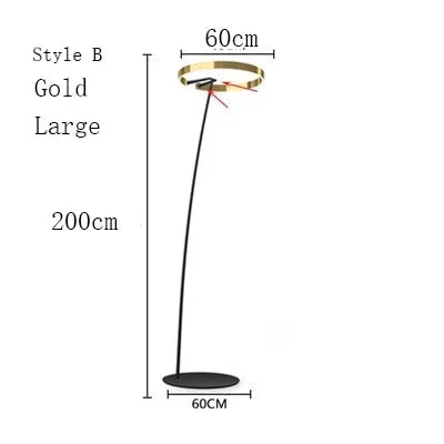 Designer Fishing Floor Lamp LED Living Room