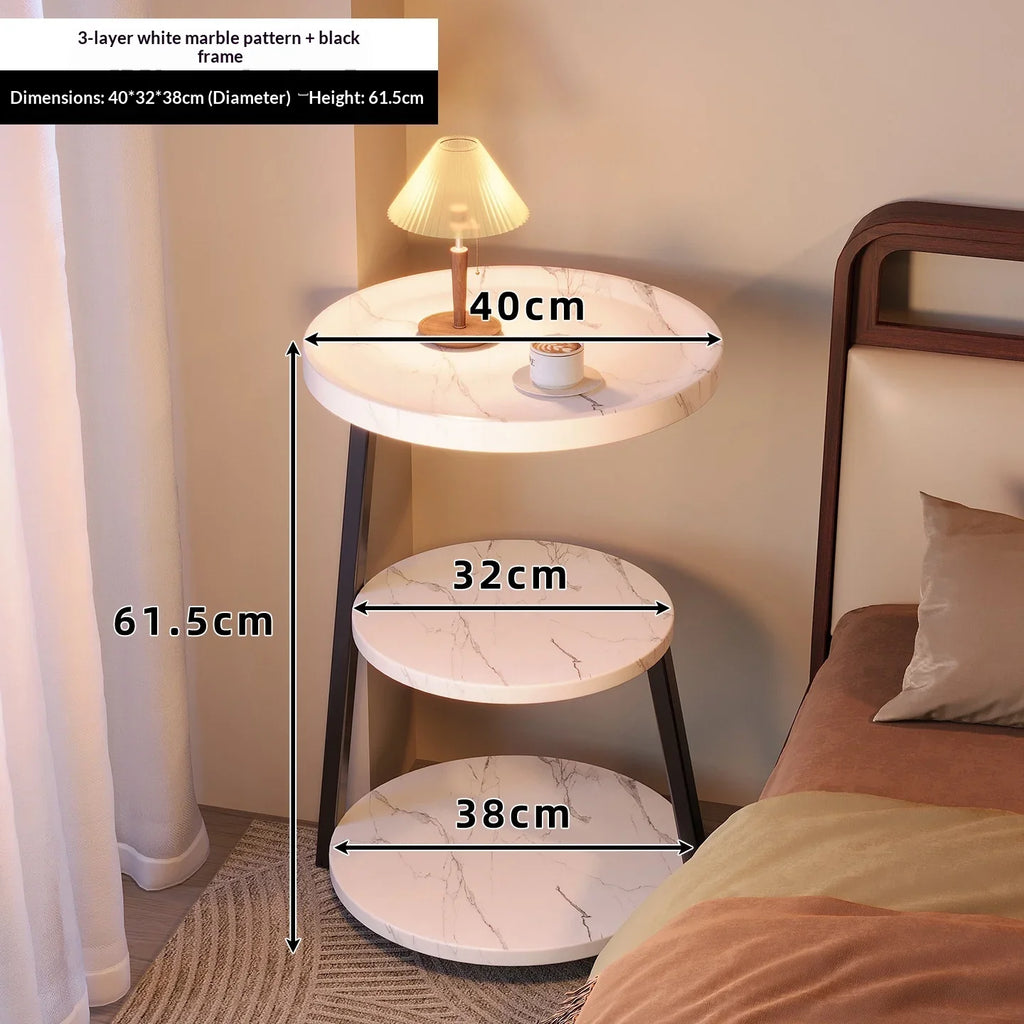 Modern Wooden Nightstand Bedside Table Cabinet Bedroom Furniture 2 Drawers Storage