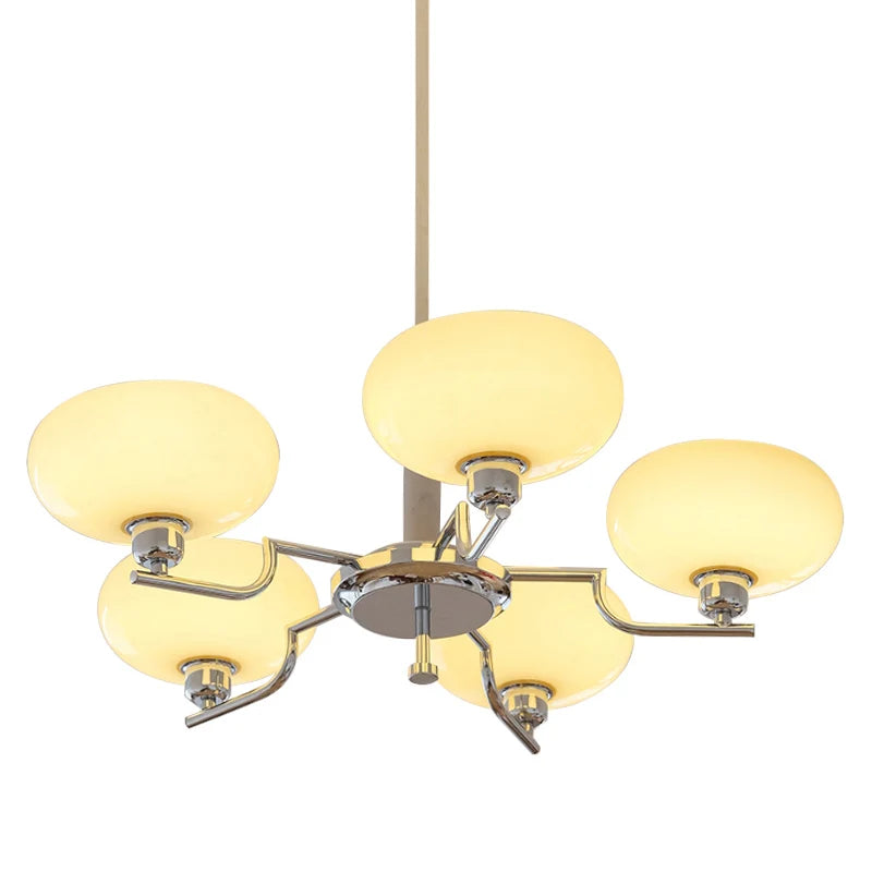 Bauhaus modern French chandelier