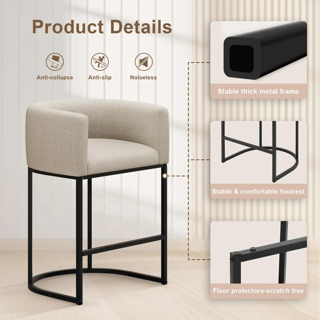 Swivel Counter Height Bar Stools Set Of 3,