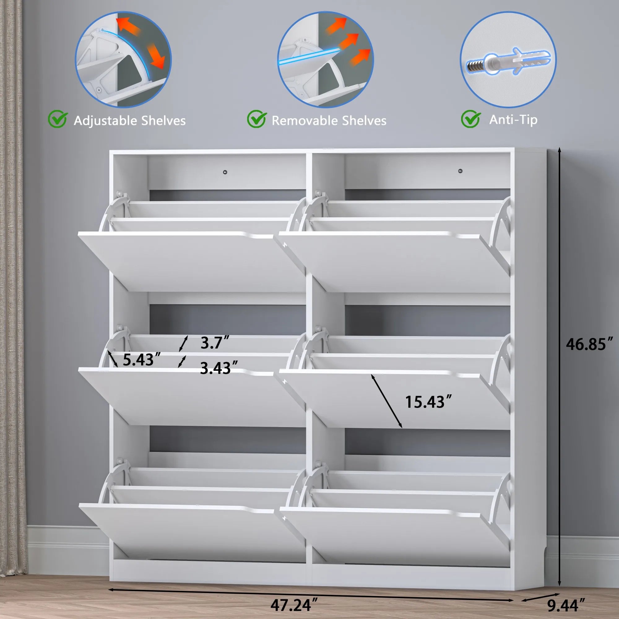 Shoe Storage Cabinet