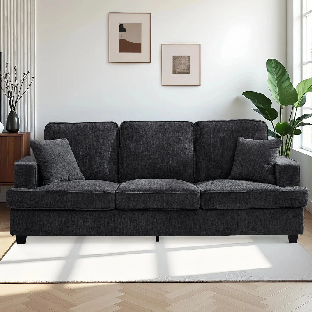 89 inch Cloud Couch Sofa in Chenille with Extra Comfy Soft Seats
