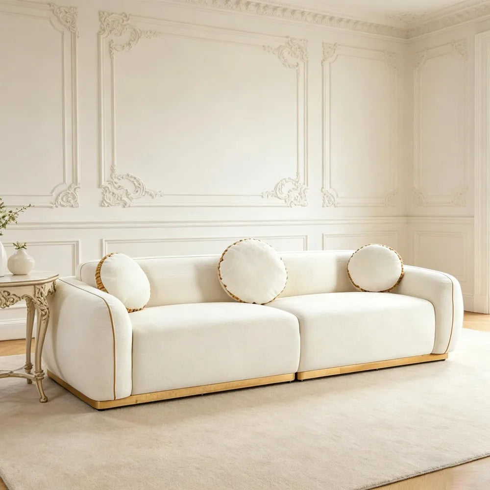 91” Modern Couch Cloud Sofa,