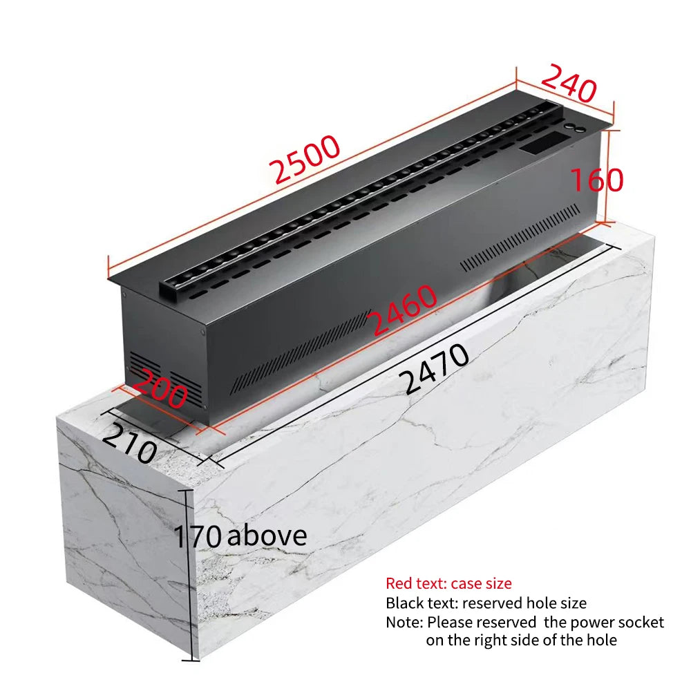 Atomization Electric Fireplace