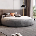 Luxury Fabric round Double bed 2 people