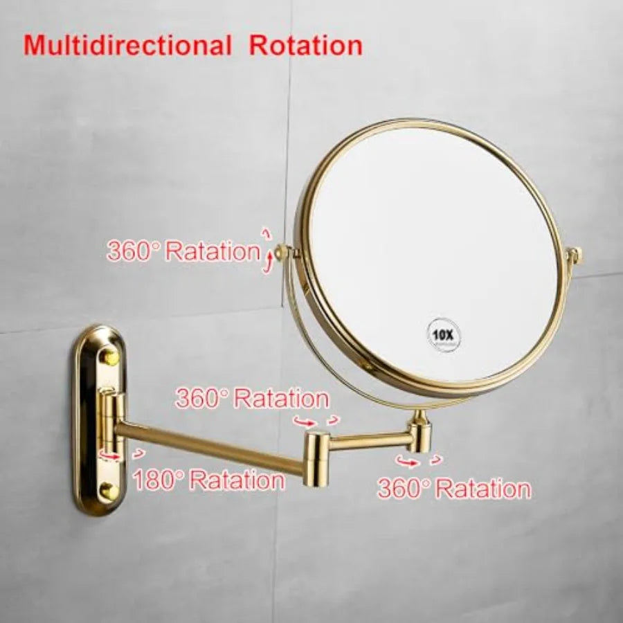 Magnifying Double Sided Bathroom Mirror