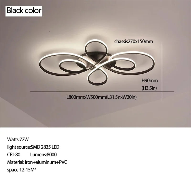 China's Knot Modern Simple Chandelier