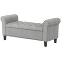 Modern Tufted Storage Bench for End of Bed