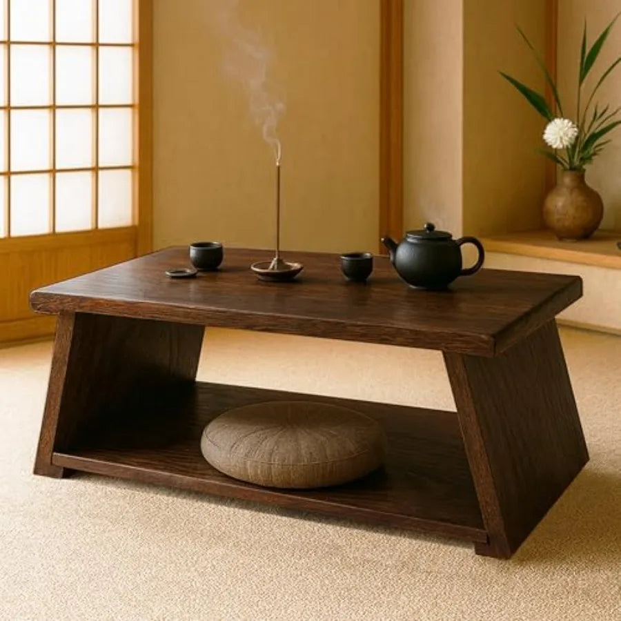 Japanese Low Floor Table Folding Coffee Table