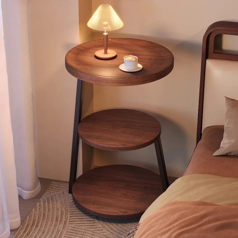 Modern Wooden Nightstand Bedside Table Cabinet Bedroom Furniture 2 Drawers Storage