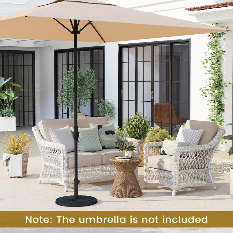 31.5 lbs Market Heavy-Duty Outdoor Stand Bronze Umbrella Base