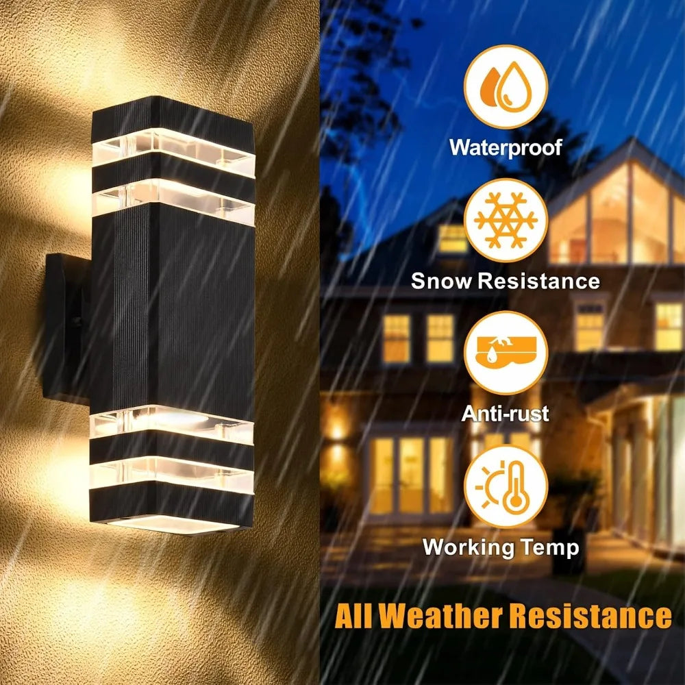 4 Pack Outdoor Wall Lights
