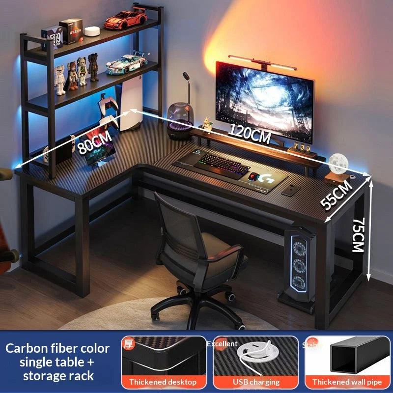 L Shaped Corner Computer Desk