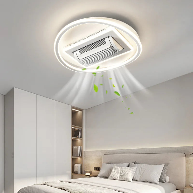 Bladeless Ceiling Fan With LED Remote