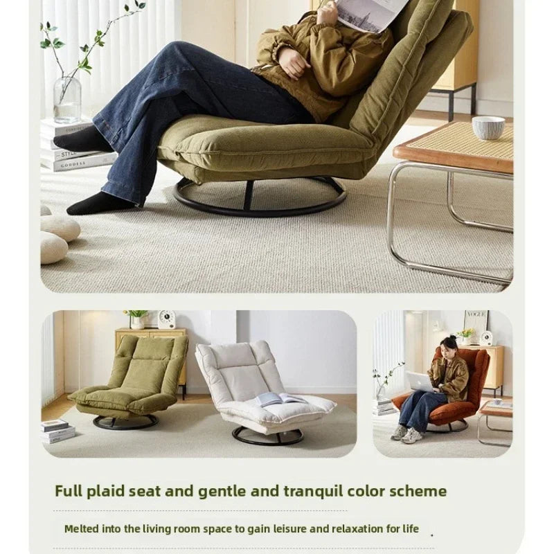 New rotating sofa chair, adjustable backrest