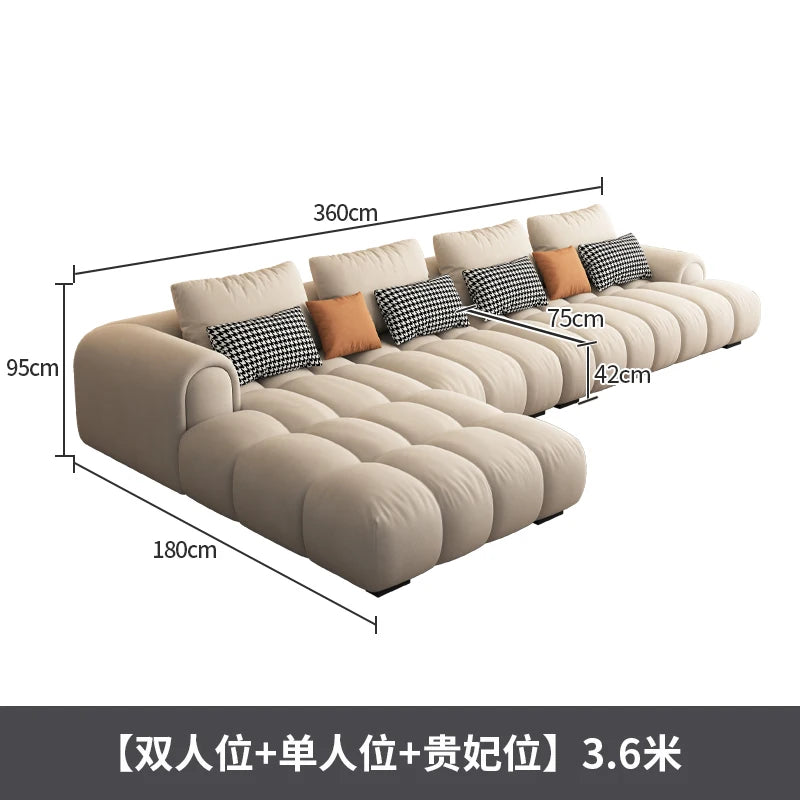 Sectional European Living Room Sofas Armchairs