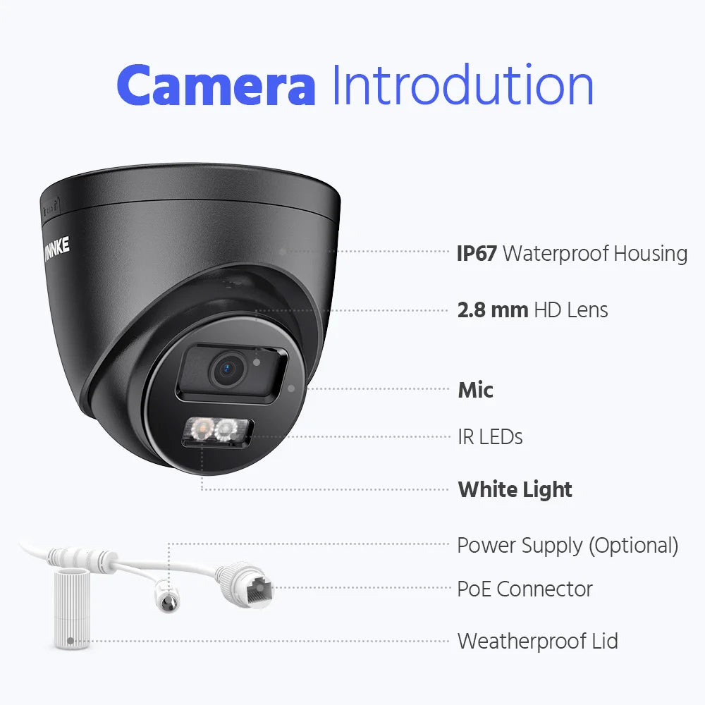 3K 6MP Ultra HD POE Video Surveillance System 8CH NVR Recorder