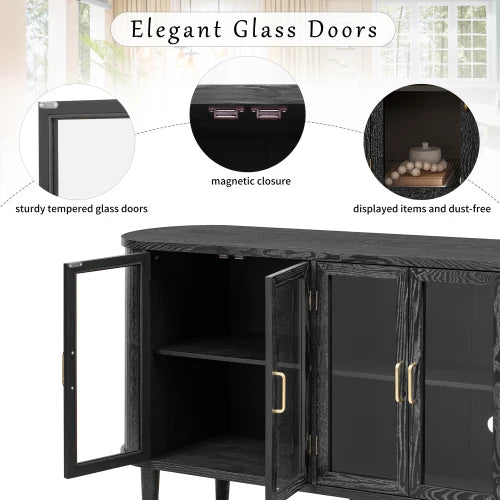 Glass Door Storage Sideboard
