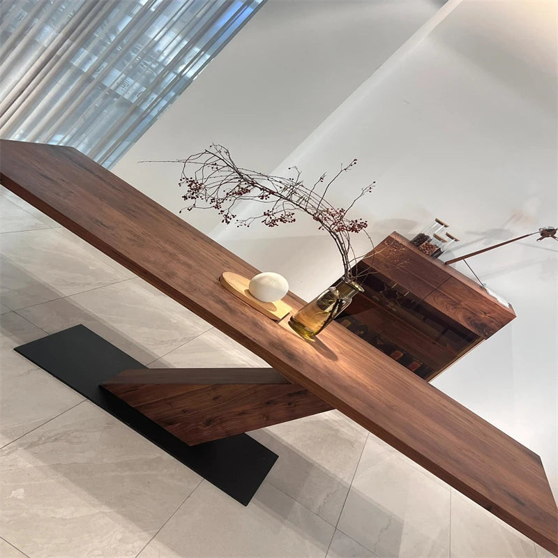 Design Modern Italian Luxury Wooden Table Chairs Sets