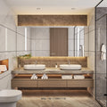 Wall Mounted Bathroom Mirror Cabinet Set