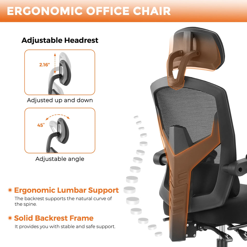 High Back Ergonomic Reclining Gaming Office Chair