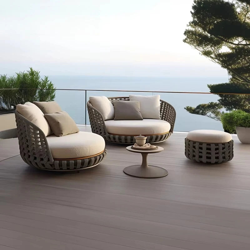 Outdoor furniture luxury wicker fabric
