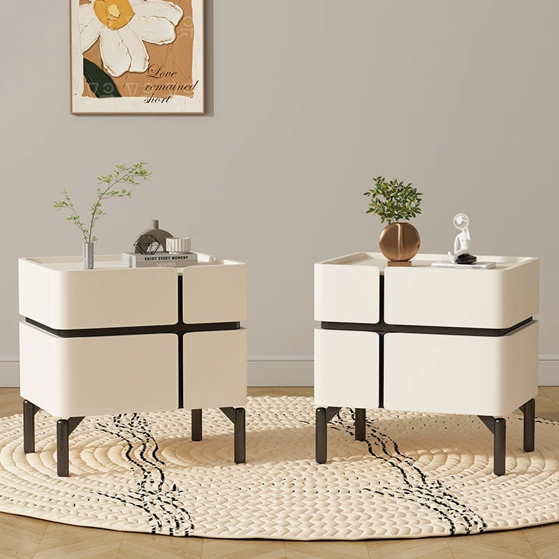 Set Of 2 Modern Luxury Nightstands
