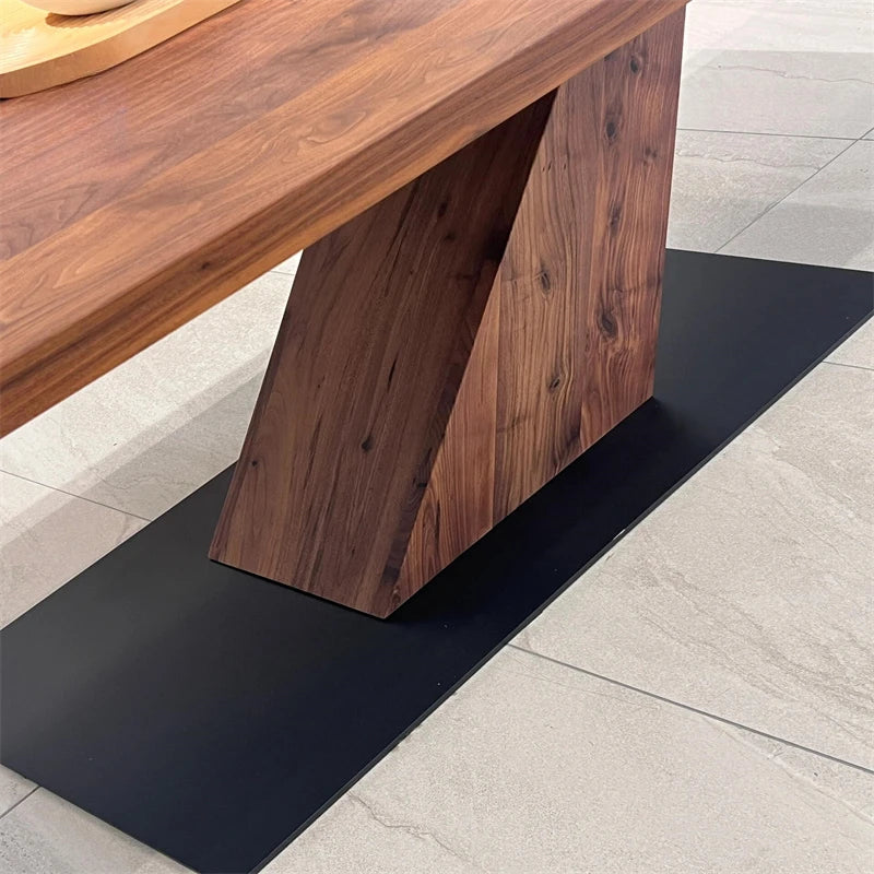 Design Modern Italian Luxury Wooden Table Chairs Sets