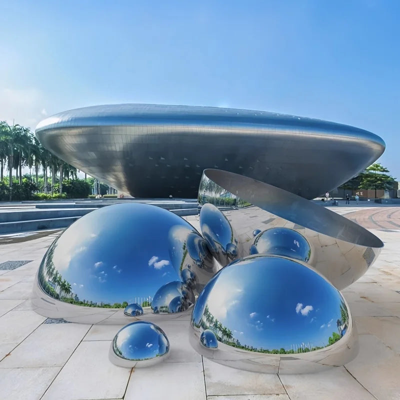 Stainless Steel Mirror Hollow Decorative Sphere