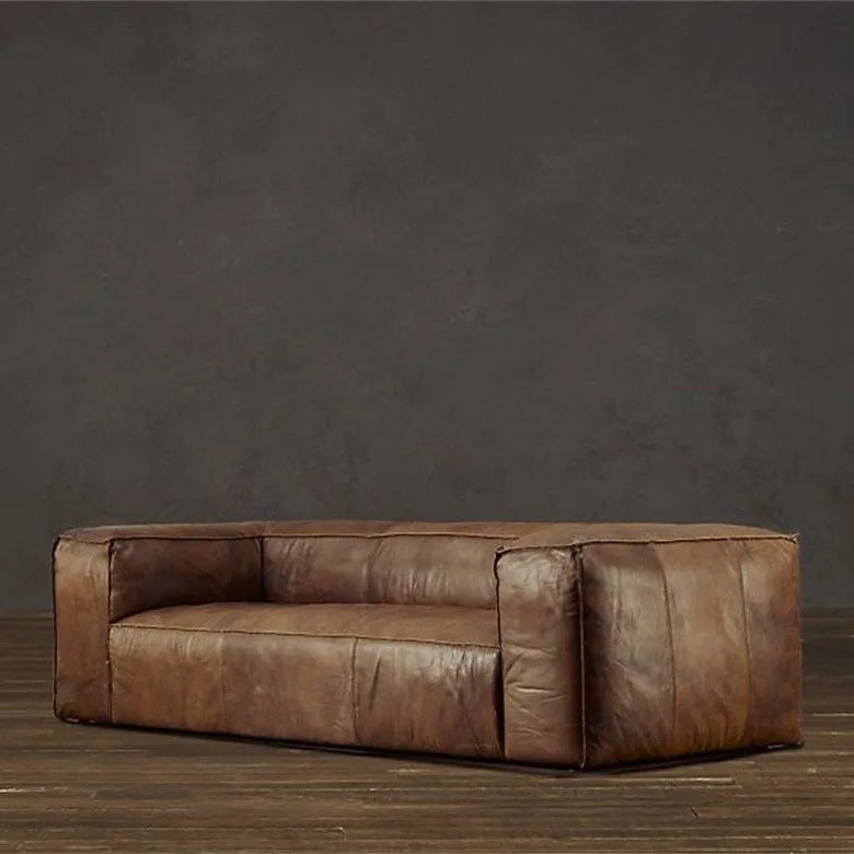 Italian minimalist living room retro sofa