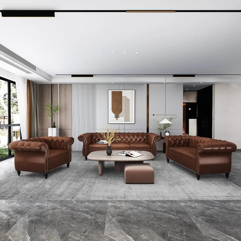 Modern 3-Piece Living Room Set