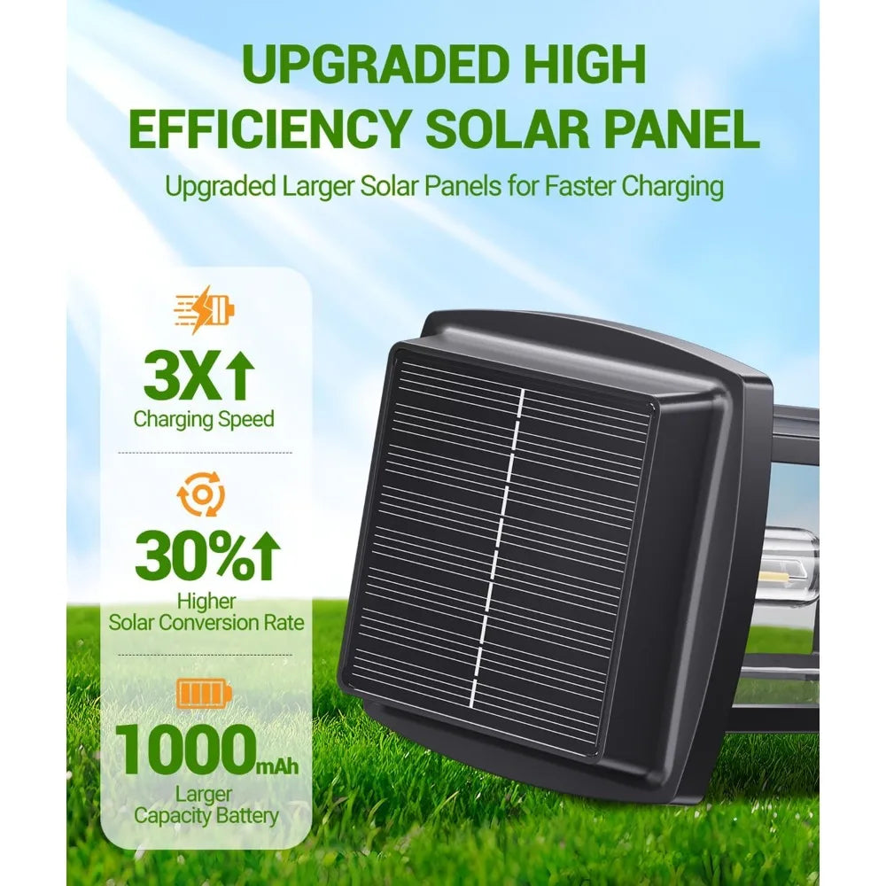 Solar Pathway Lights Outdoor, 8 Pack