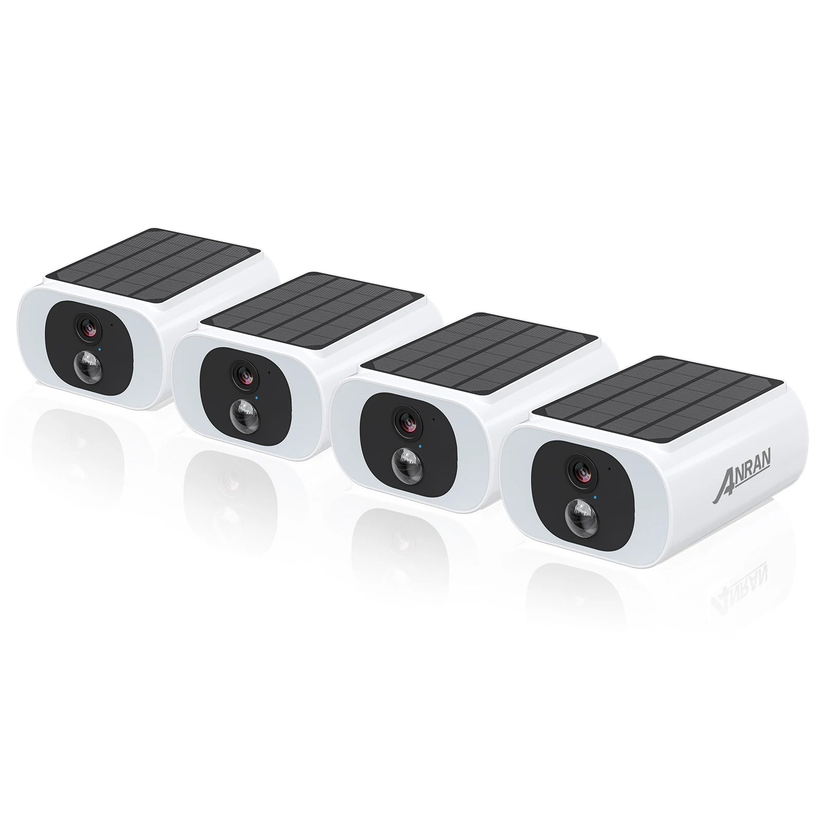 2/3/4 PCS Outdoor Wireless WIFI  2.4G 3MP Battery Solar Security Camera