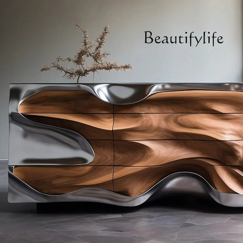 Modern luxury artist home dining room side cabinet