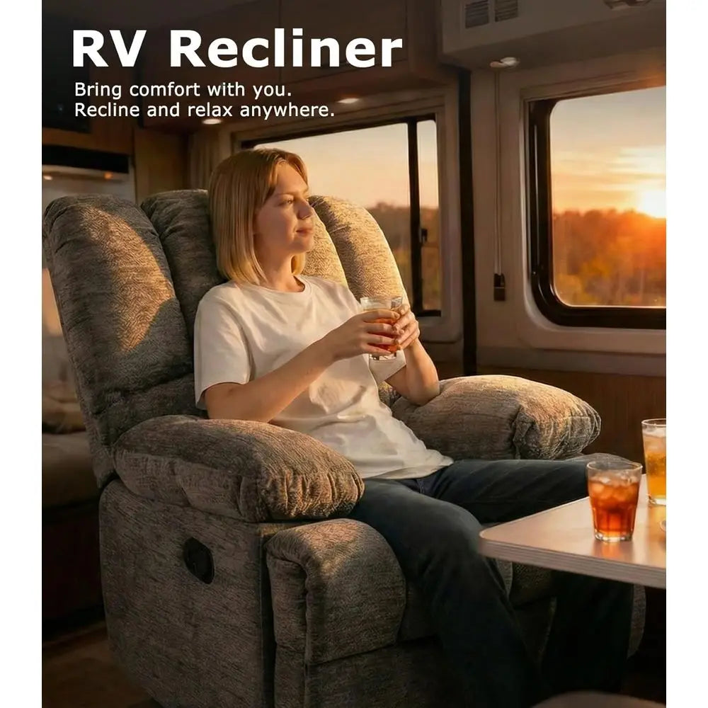 Extra Large Manual Rocker Recliner for Big and Tall, 350 LB Capacity,