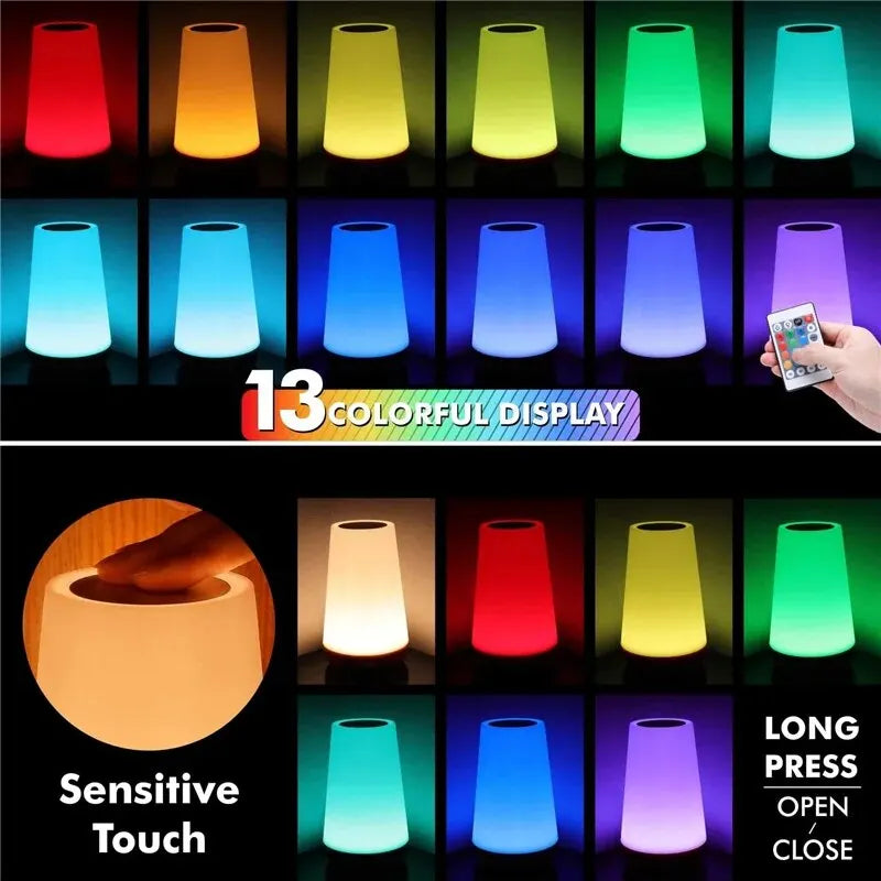 USB Rechargeable RGB Night Lamp