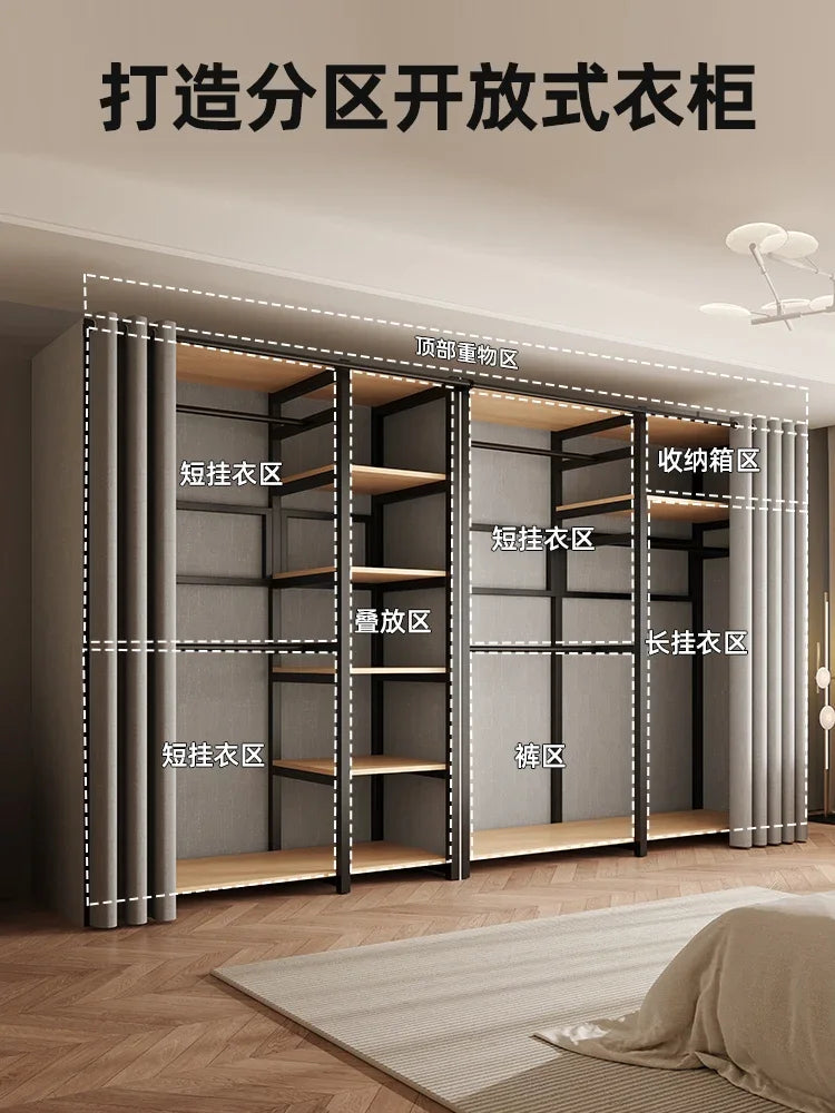 Integrated household easy assembly steel frame
