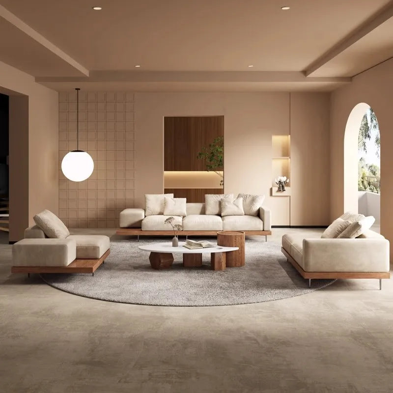 Japanese Style solid wood sofa