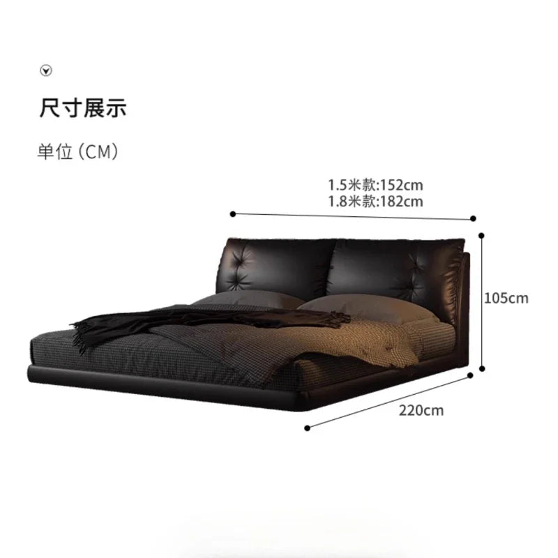Suspended Bed with one or two cabinets