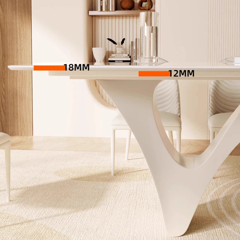 Nordic Waterproof Dining Table Oval Living Coffee Hospitality Dining Table Folding Kitchen Mesa De Comedor Home Furniture